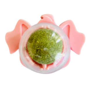 Bola de catnip 100% natural prensado, ideal para estimular a tu gato de forma segura y divertida. Perfecta para morder, lamer o rodar, sin aditivos ni químicos.