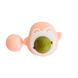 Juguete en forma de pingüino con catnip en su interior, ideal para estimular y divertir a tu gato.
