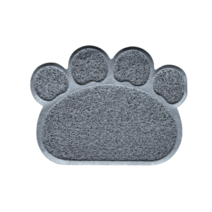 Alfombra para arenero que recoge la arena fuera del arenero, fácil de limpiar y antideslizante para mantener el área limpia.