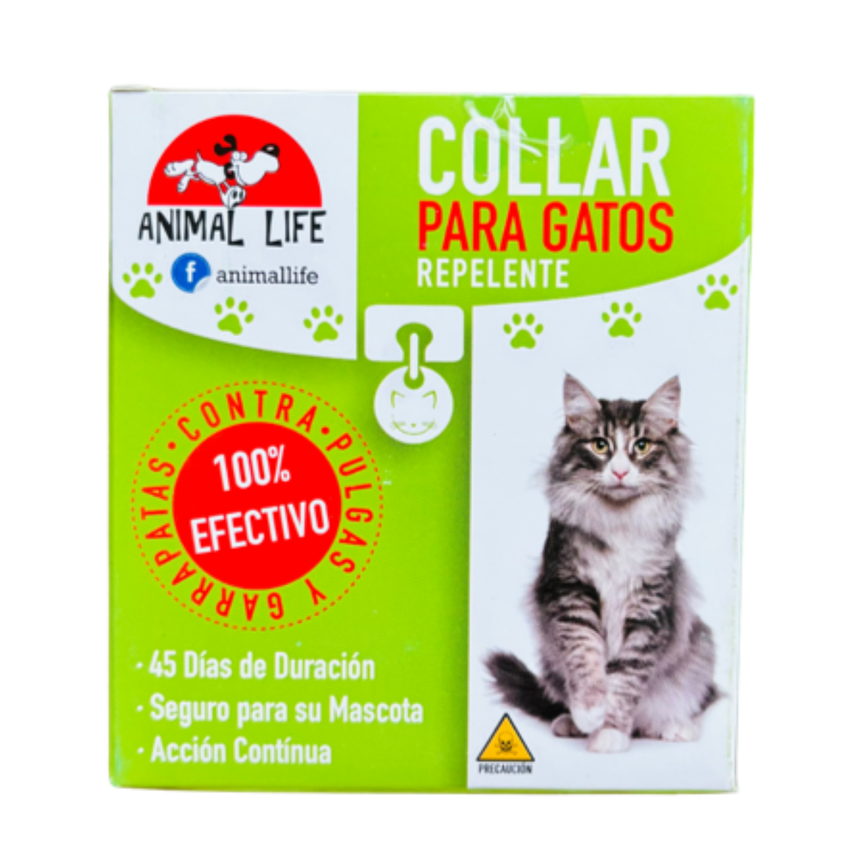 Collar antiparasitario para gatos, ajustable y resistente al agua, ideal para protección prolongada contra pulgas, garrapatas y otros parásitos. Libera ingredientes activos de forma gradual, brindando comodidad y seguridad diaria.