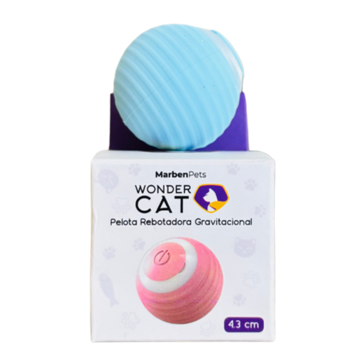 Pelota inteligente interactiva que se mueve sola al encenderse, estimulando el instinto de caza y juego de tu gato. Gira, cambia dirección y evita obstáculos automáticamente. Recargable por USB, segura y resistente. Perfecta para mantener a tu michi activo y entretenido todo el día.
