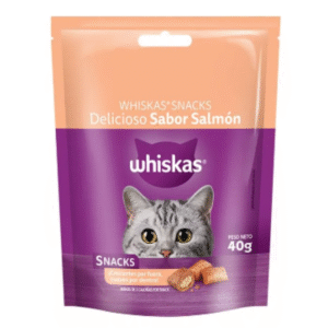 Snacks crujientes por fuera y suaves por dentro con sabor a salmón, perfectos para consentir a tu gato. Aportan proteínas, vitaminas y minerales para su nutrición diaria. Ideales como premio o para fortalecer el vínculo con tu michi. ¡Un sabor que hará ronronear de felicidad!